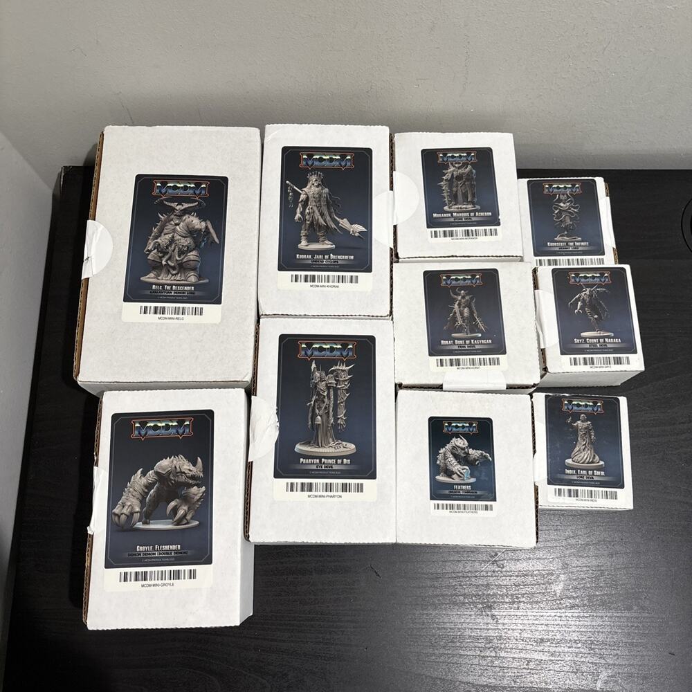 MCDM Miniature Figures Kickstarter Exclusive 2021 Lot Of 10 New In Box Sealed